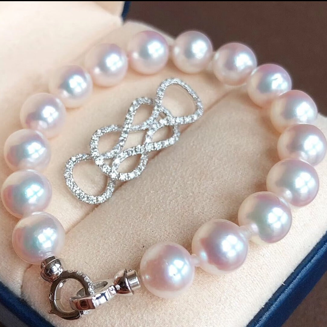 just Japanese akoya pearls