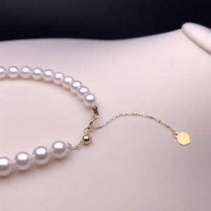 white Japanese akoya pearls in bulk