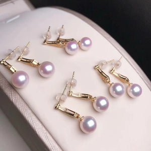 chunky pearl earrings