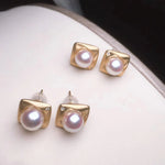 Load image into Gallery viewer, pearl statement earrings
