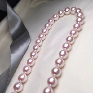 white round pearl necklace