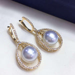 Load image into Gallery viewer, wholesale white south sea pearl earrings
